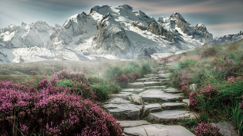 Hiking in Mountains